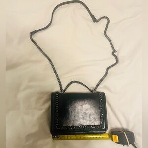 Elegant Black Chain Strap Purse